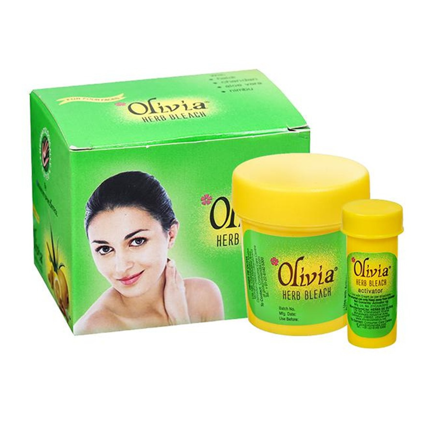 Buy Olivia Herb Bleach For Sensitive Skin With Haldi Chandan Aloe Vera